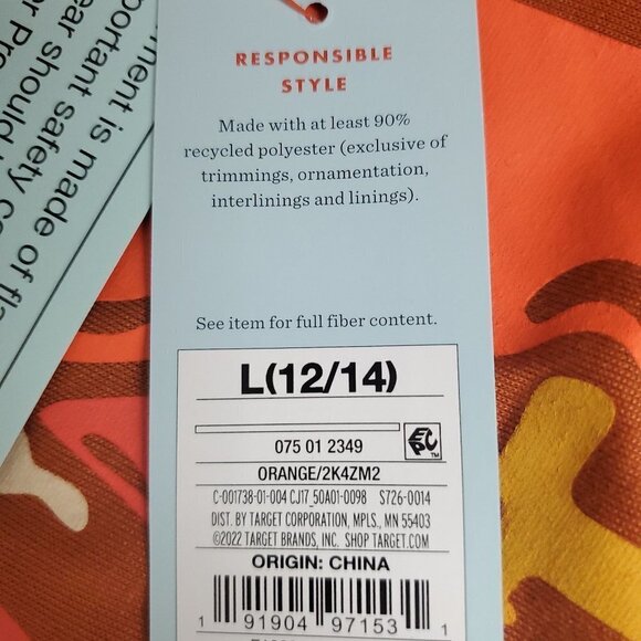 Cat & Jack Pizza Pj's Two Piece Pajama Set - Picture 3 of 7